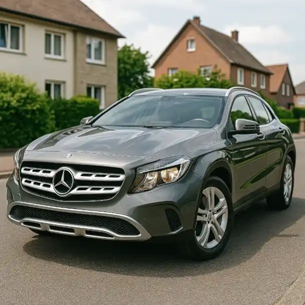 Ein gepflegtes, gebrauchtes Mittelklasse-Auto steht bereit für den Autoankauf in Hemer.